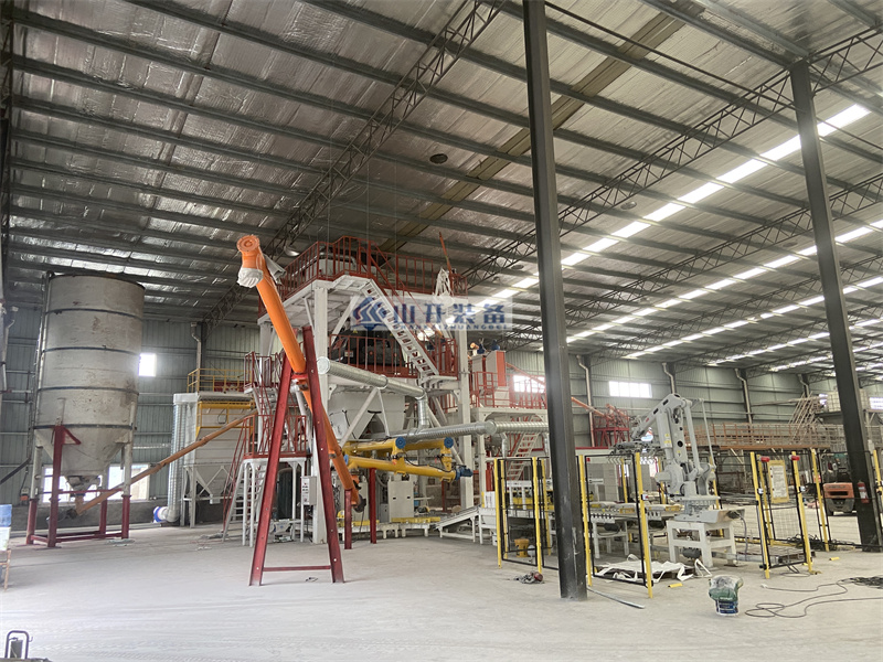 探访山开装备：石膏砂浆生产线如何帮建材厂“点石成金”？